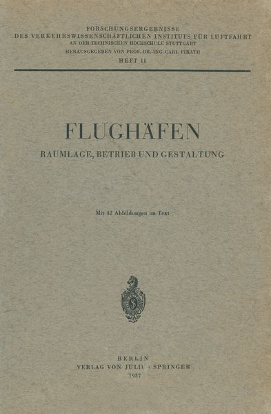 Produktbild: Flugh&auml;fen Raumlage, Betrieb und Gestaltung