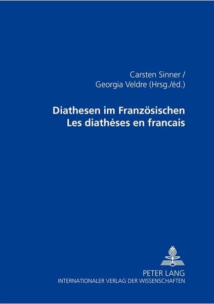 Produktbild: Diathesen im Franz&ouml;sischen Les diath&egrave;ses en fran&ccedil;ais