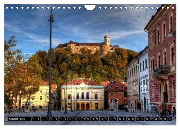Produktbild: Europ&auml;ische St&auml;dte (Wandkalender 2026 DIN A4 quer), CALVENDO Monatskalender
