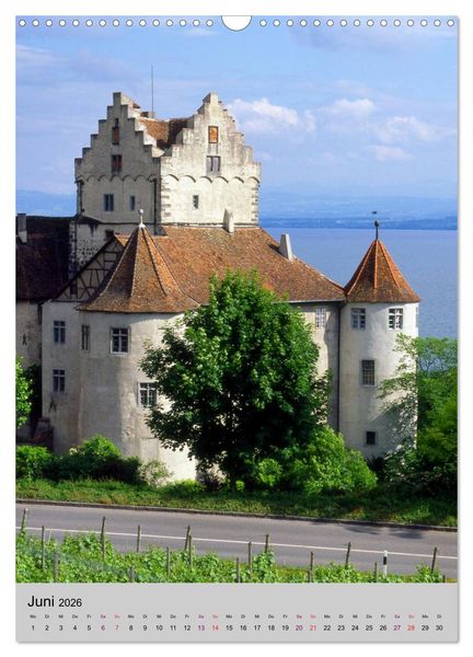 Produktbild: Der Bodensee mit seinen Sehensw&uuml;rdigkeiten (Wandkalender 2026 DIN A3 hoch), CALVENDO Monatskalender