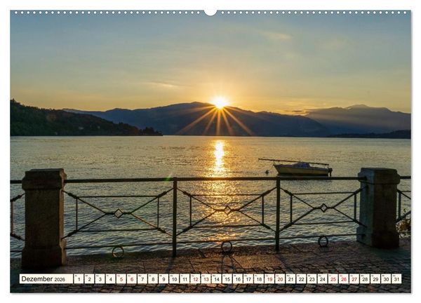 Produktbild: Lago Maggiore - Traumorte am See (Wandkalender 2026 DIN A2 quer), CALVENDO Monatskalender