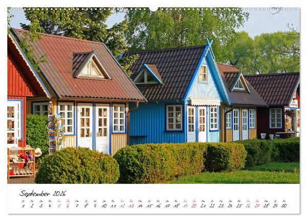 Produktbild: Litauen und Lettland (hochwertiger Premium Wandkalender 2026 DIN A2 quer), Kunstdruck in Hochglanz