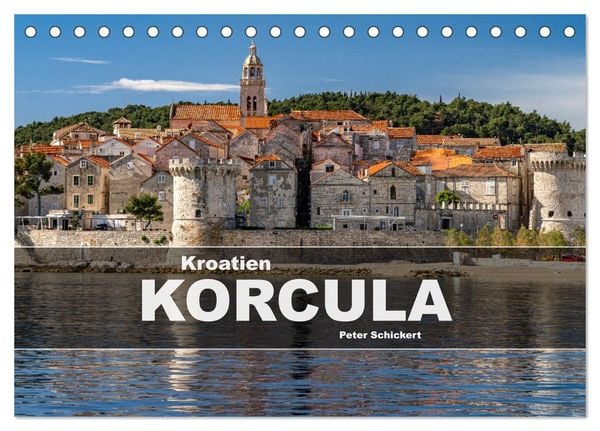 Produktbild: Kroatien - Korcula (Tischkalender 2026 DIN A5 quer), CALVENDO Monatskalender