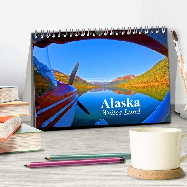 Produktbild: Alaska - Weites Land (Tischkalender 2026 DIN A5 quer), CALVENDO Monatskalender
