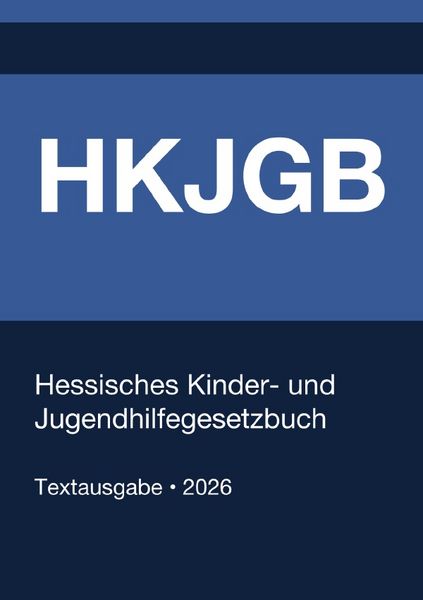 Produktbild: HKJGB - Hessisches Kinder- und Jugendhilfegesetzbuch 2026