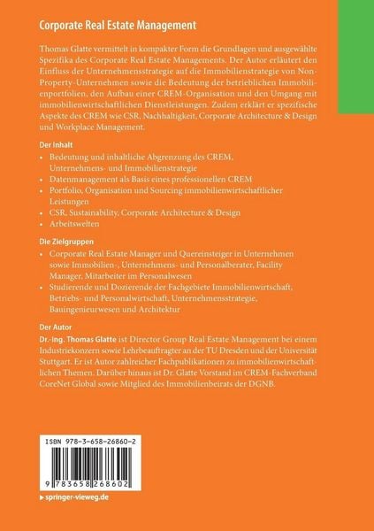 Produktbild: Corporate Real Estate Management