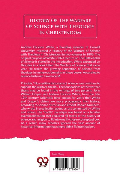 Produktbild: A History Of The Warfare Of Science With Theology In Christendom
