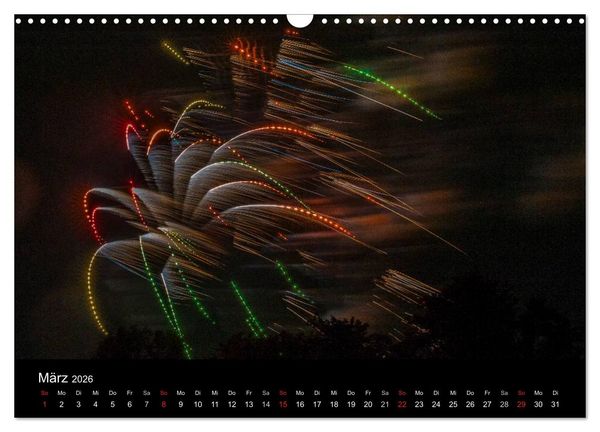 Produktbild: Das Feuerwerk (Wandkalender 2026 DIN A3 quer), CALVENDO Monatskalender