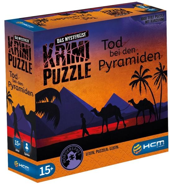Produktbild: Tod bei den Pyramiden - Das mysteri&ouml;se Krimi Puzzle/1000 T