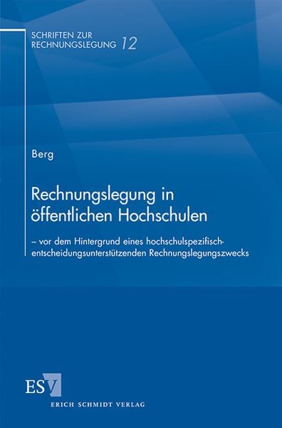 Produktbild: Rechnungslegung in &ouml;ffentlichen Hochschulen