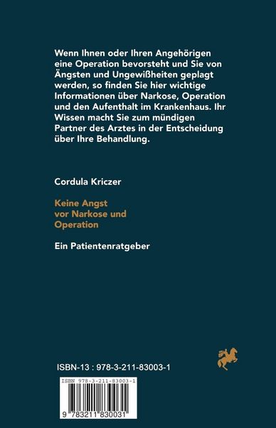 Produktbild: Keine Angst vor Narkose und Operation