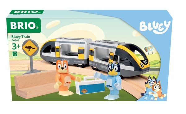 Produktbild: BRIO World - 36147 Bluey Reisezug| Spielzeugeisenbahn f&uuml;r M&auml;dchen und Jungen ab 3 Jahren - zauberhaftes Geschenk f&uuml;r die Freunde von Bluey und Bingo