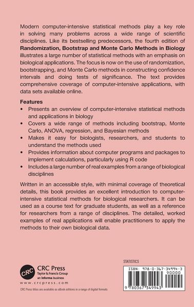 Produktbild: Randomization, Bootstrap and Monte Carlo Methods in Biology