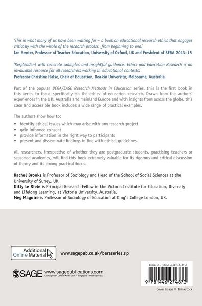 Produktbild: Ethics and Education Research