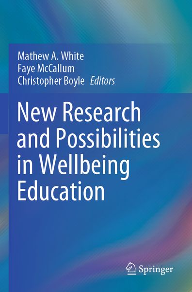 Produktbild: New Research and Possibilities in Wellbeing Education