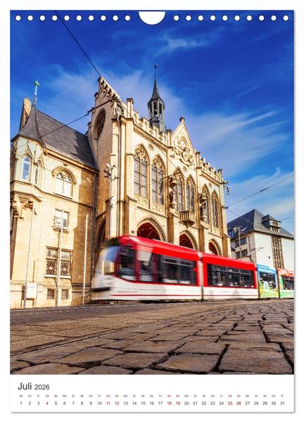 Produktbild: Erfurt - Die romantische Altstadt (Wandkalender 2026 DIN A4 hoch), CALVENDO Monatskalender
