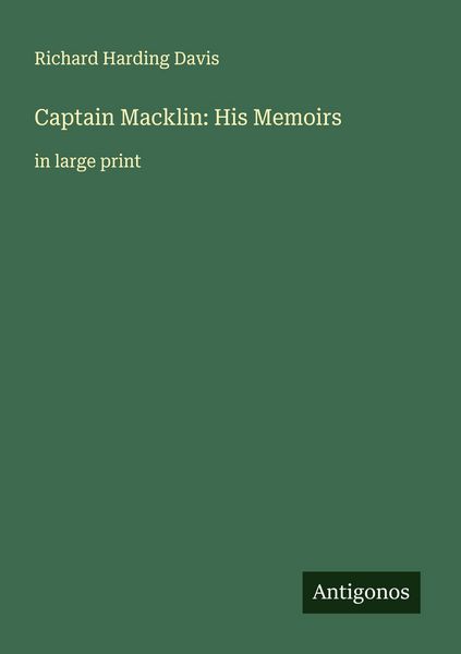 Produktbild: Captain Macklin: His Memoirs
