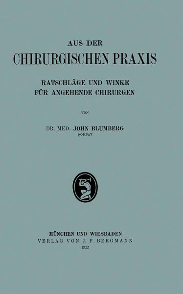 Produktbild: Aus der Chirurgischen Praxis