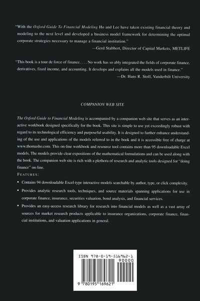 Produktbild: The Oxford Guide to Financial Modeling