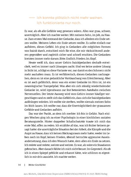 Produktbild: Gl&uuml;cklich trotz Depression