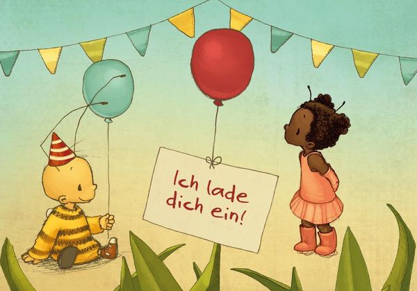 Produktbild: Die kleine Hummel Bommel &ndash; Einladungskarten