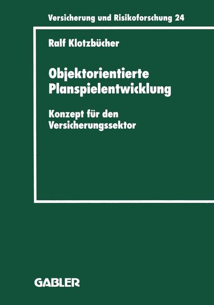 Produktbild: Objektorientierte Planspielentwicklung