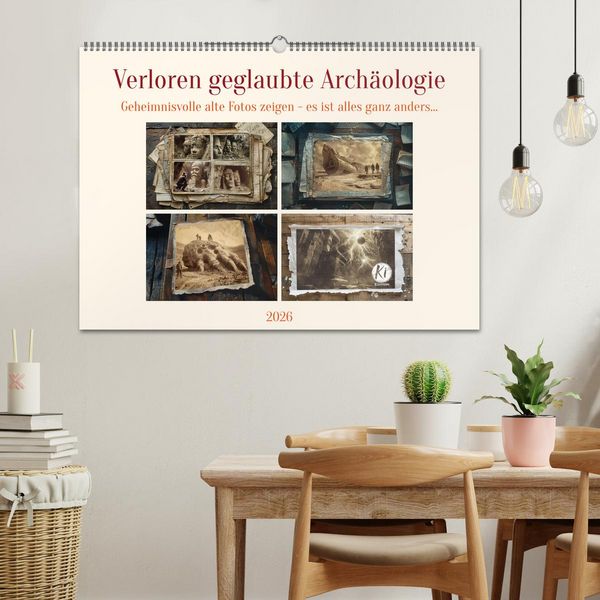Produktbild: Verloren geglaubte Arch&auml;ologie (Wandkalender 2026 DIN A2 quer), CALVENDO Monatskalender