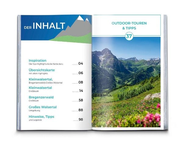Produktbild: KOMPASS Inspiration Kleinwalsertal & Bregenzerwald