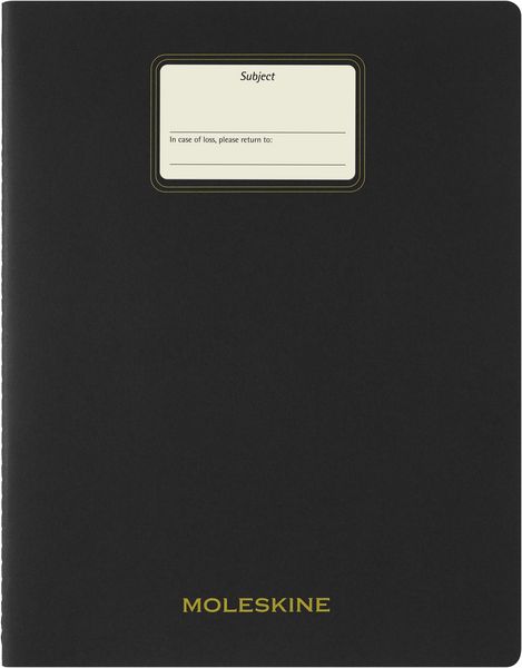 Produktbild: Moleskine Student Cahier, XXL, blanko, Kartoneinband, Schwarz