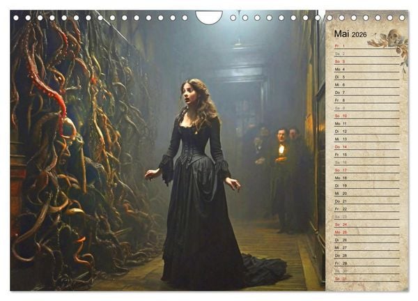 Produktbild: Viktorianische Schrecken (Wandkalender 2026 DIN A4 quer), CALVENDO Monatskalender