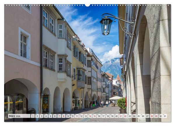 Produktbild: MERAN Idyllische Altstadt (hochwertiger Premium Wandkalender 2026 DIN A2 quer), Kunstdruck in Hochglanz