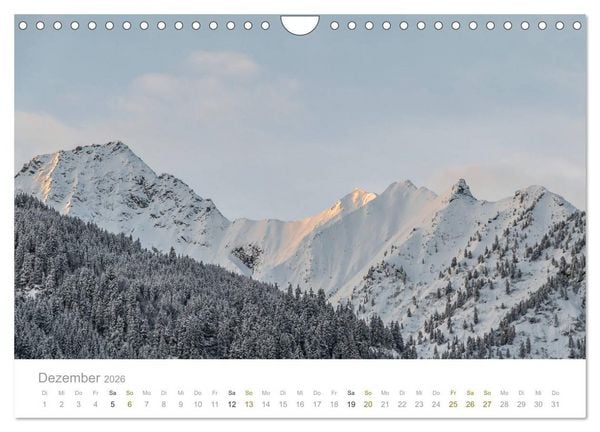 Produktbild: Berge - Die Sch&ouml;nheit der Alpen (Wandkalender 2026 DIN A4 quer), CALVENDO Monatskalender