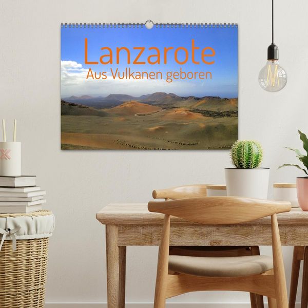 Produktbild: Lanzarote Aus Vulkanen geboren (Wandkalender 2026 DIN A3 quer), CALVENDO Monatskalender