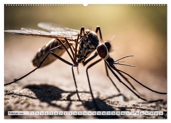 Produktbild: Filigrane Insekten (hochwertiger Premium Wandkalender 2026 DIN A2 quer), Kunstdruck in Hochglanz