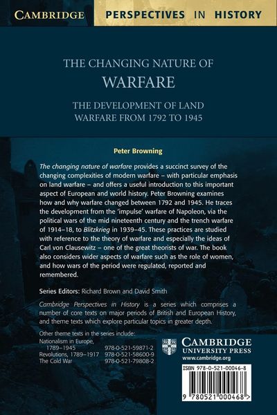Produktbild: The Changing Nature of Warfare