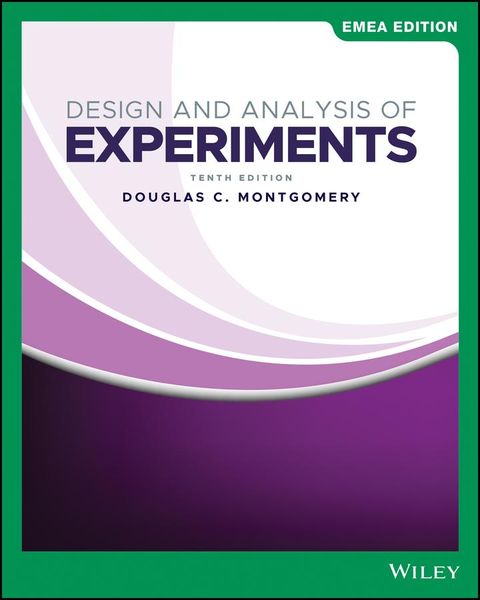 Produktbild: Design and Analysis of Experiments, EMEA Edition