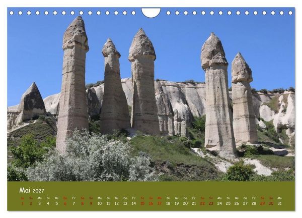 Produktbild: Das Liebestal. Die wundersamen Feenkamine von Kappadokien (Wandkalender 2027 DIN A4 quer), CALVENDO Monatskalender