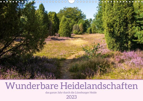Wunderbare Heidelandschaften (Wandkalender 2023 DIN A3 quer)