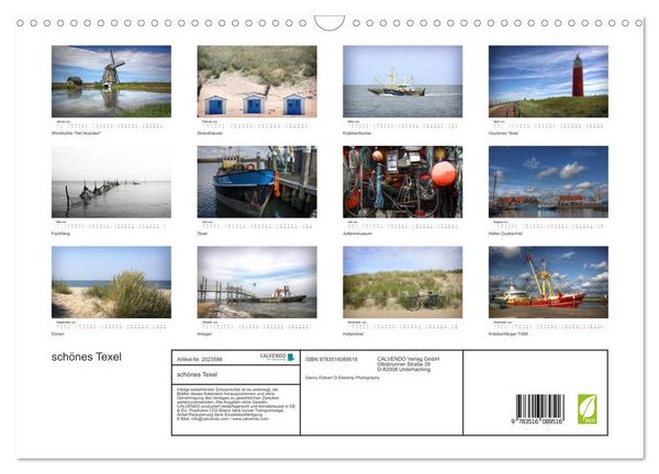 Produktbild: sch&ouml;nes Texel (Wandkalender 2026 DIN A3 quer), CALVENDO Monatskalender