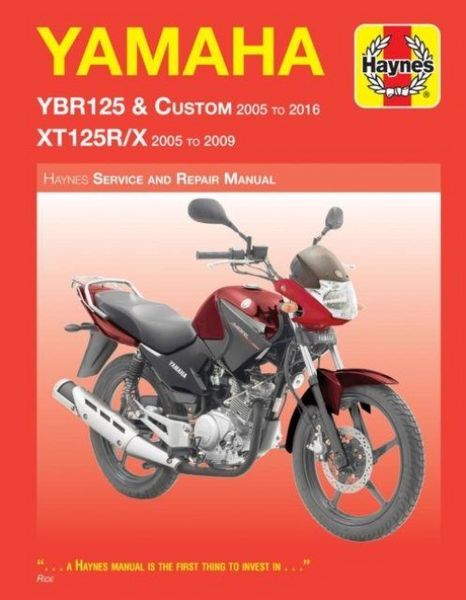 Produktbild: Yamaha YBR125 (05 - 16) & XT125R/X (05 - 09) Haynes Repair Manual