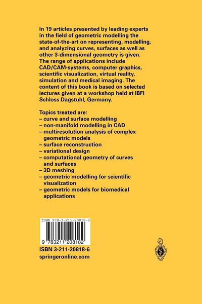 Produktbild: Geometric Modelling