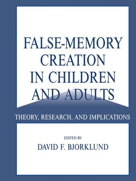 Produktbild: False-memory Creation in Children and Adults