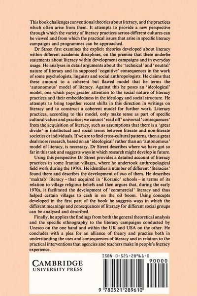 Produktbild: Literacy in Theory and Practice
