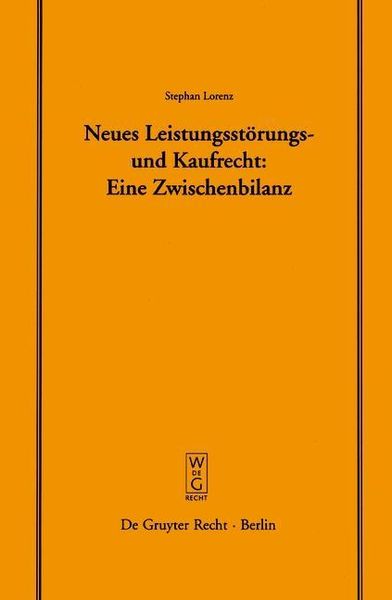 Produktbild: Neues Leistungsst&ouml;rungs- und Kaufrecht