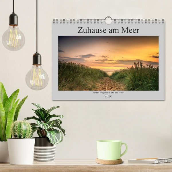 Produktbild: Zuhause am Meer (Wandkalender 2026 DIN A4 quer), CALVENDO Monatskalender