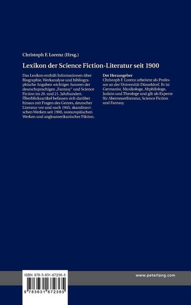 Produktbild: Lexikon der Science Fiction-Literatur seit 1900