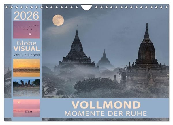 Produktbild: Vollmond - Momente der Ruhe (Wandkalender 2026 DIN A4 quer), CALVENDO Monatskalender