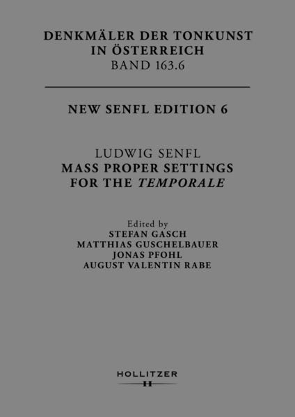 Produktbild: Ludwig Senfl: Mass Proper Settings for the Temporale