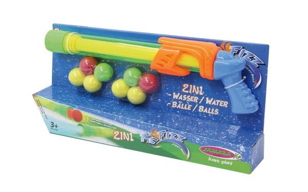 Produktbild: Mc Fizz Wasserpistole Fizzy Balls gr&uuml;n 2in1