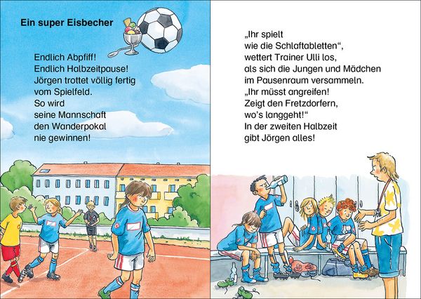 Produktbild: Lesel&ouml;wen - Das Original - 7-Minuten-Geschichten zum Lesenlernen - Fu&szlig;ball, Tore, Meistertr&auml;ume